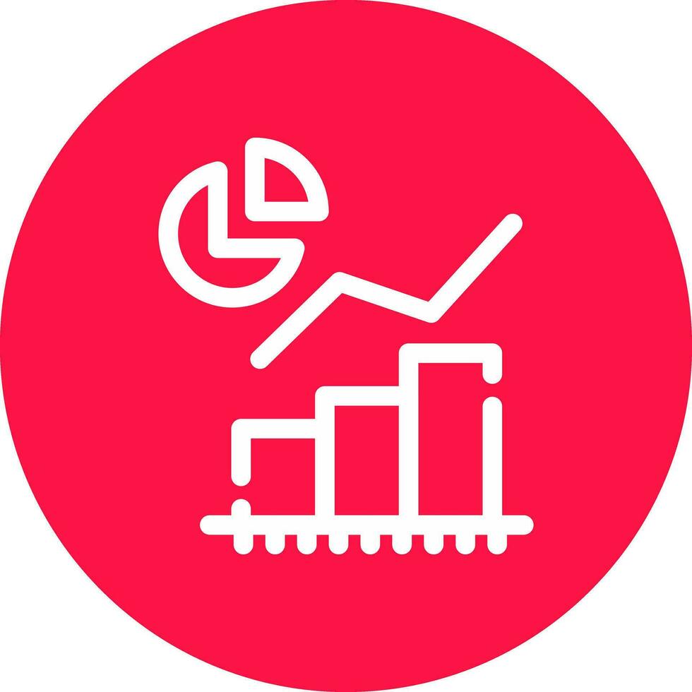 Statistical Analysis Creative Icon Design vector