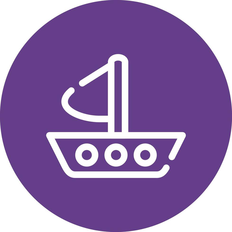 Boat Creative Icon Design vector