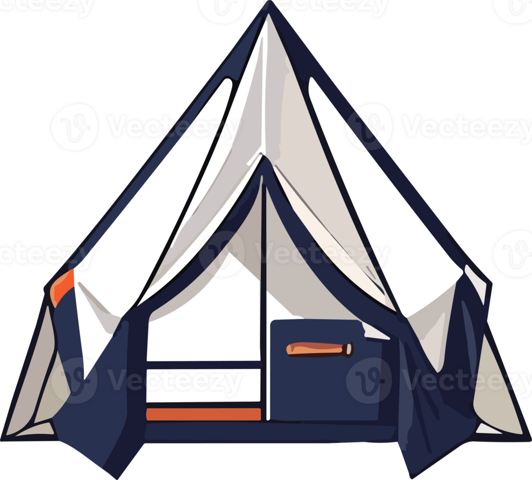 Tent Camping Safety Navigating Nature's Challenges AI Generative png