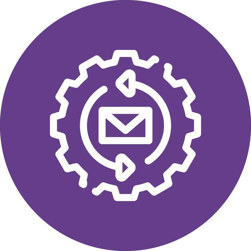 Marketing Automation Creative Icon Design vector