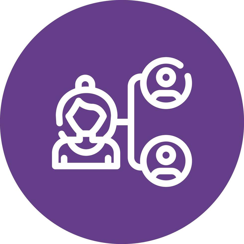 Manager Creative Icon Design vector