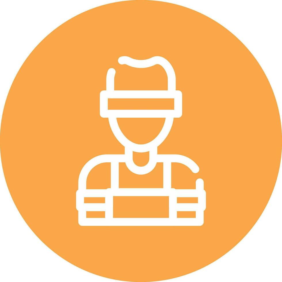 Farmer Male Creative Icon Design vector