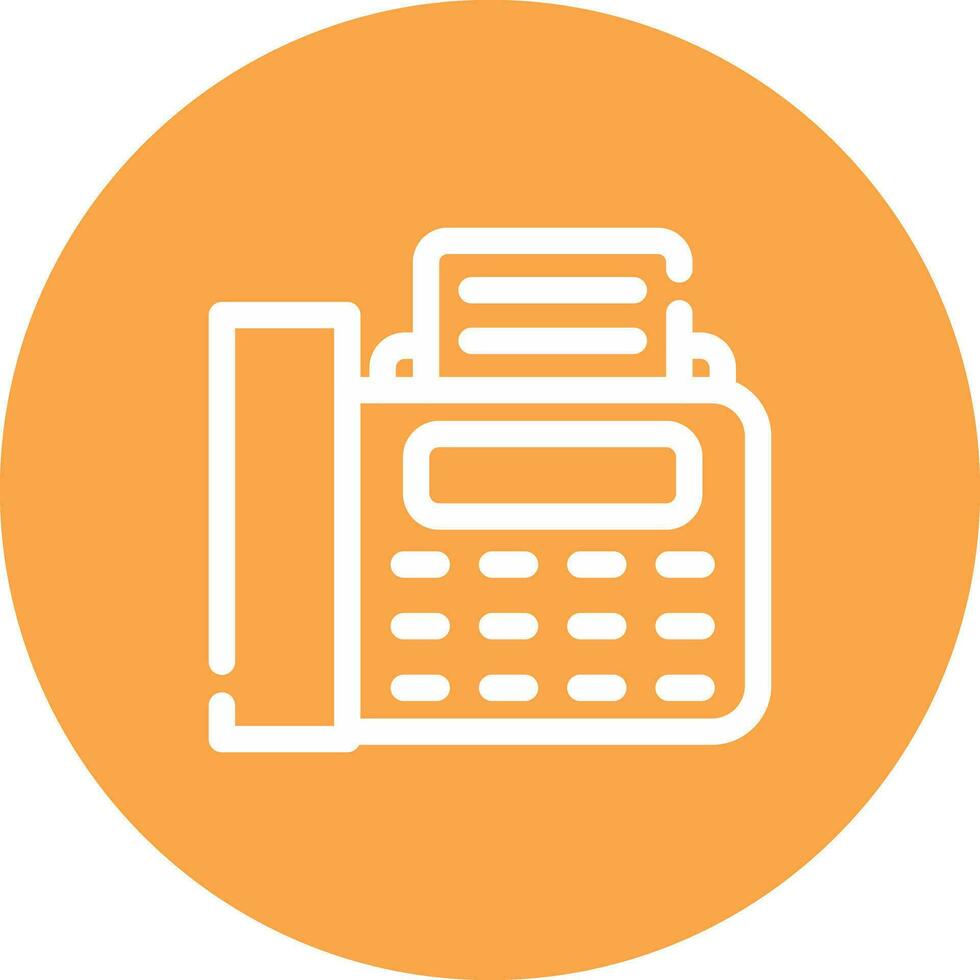 Fax Creative Icon Design vector