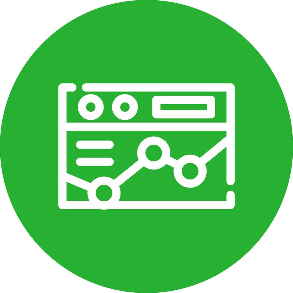 Web Analytics Creative Icon Design vector