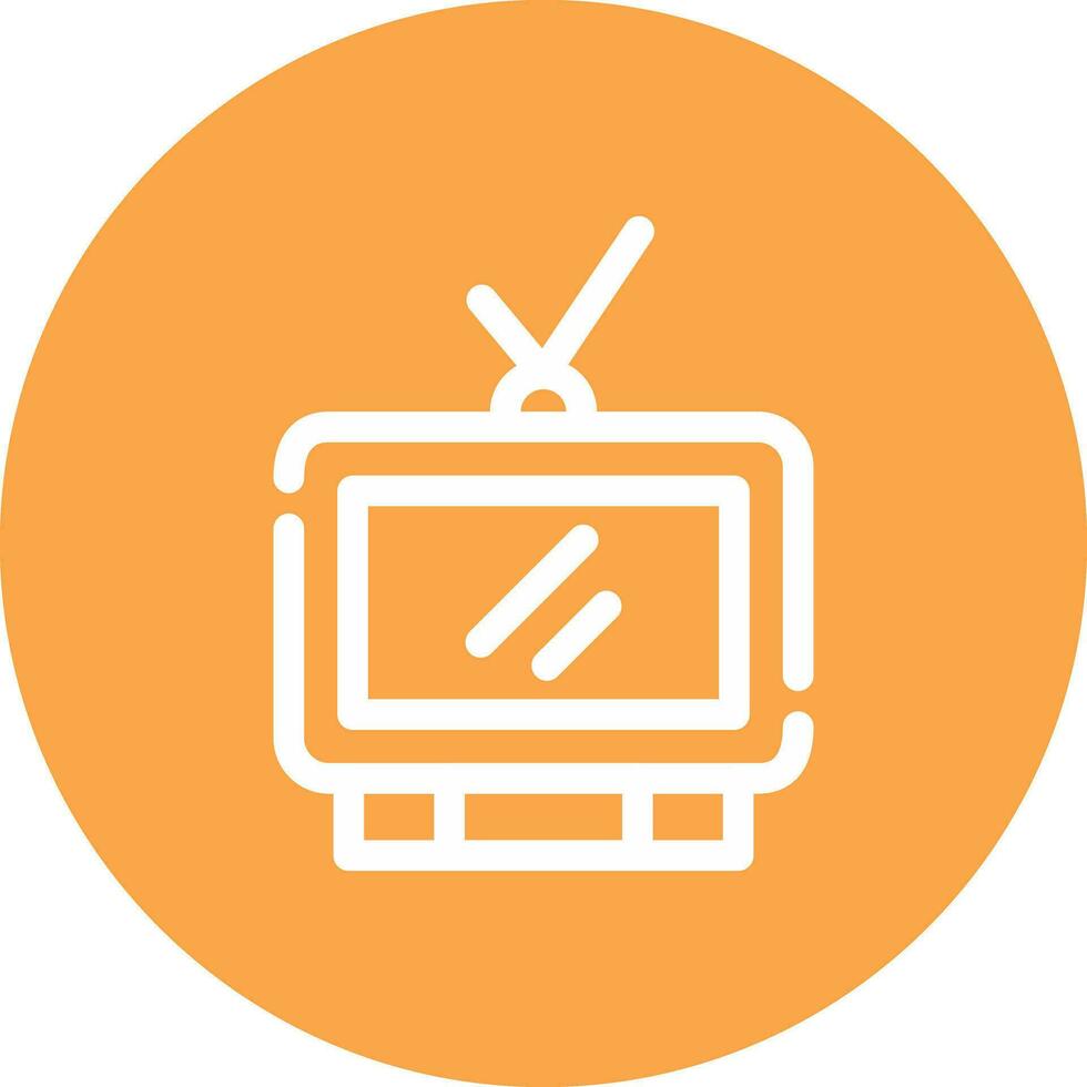 Television Creative Icon Design vector