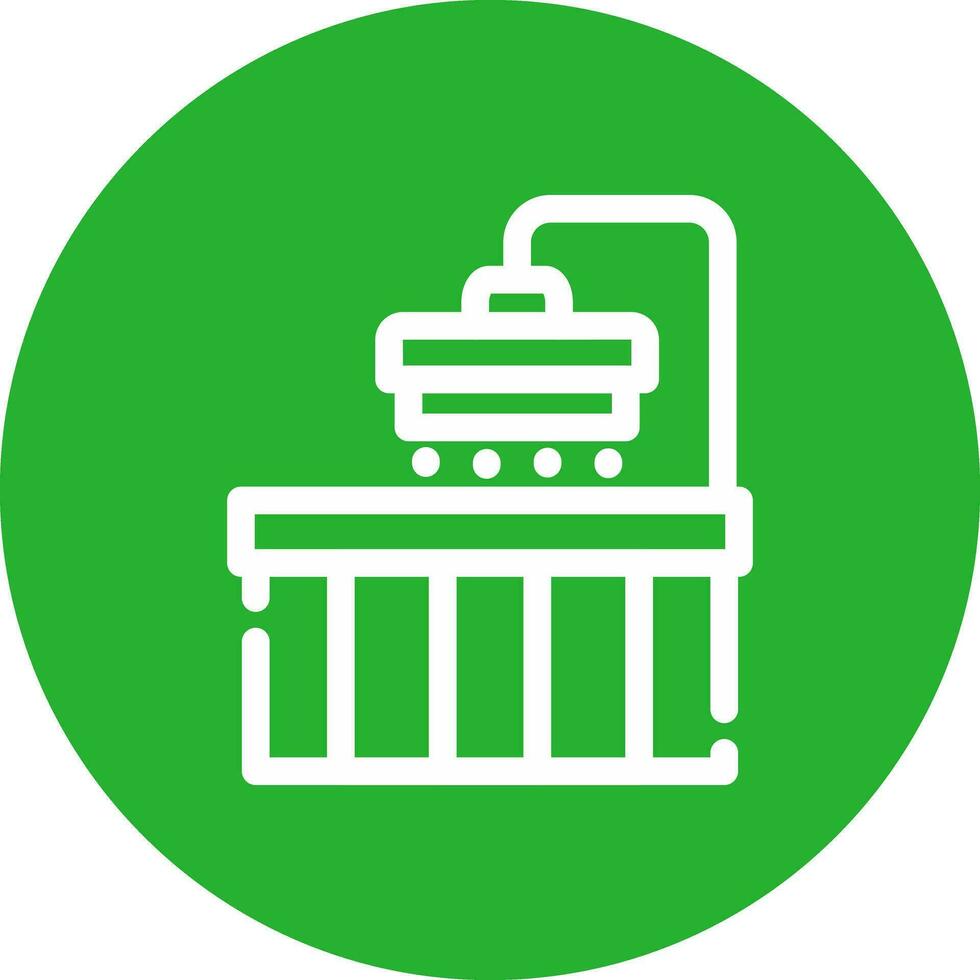 Bathtub Creative Icon Design vector