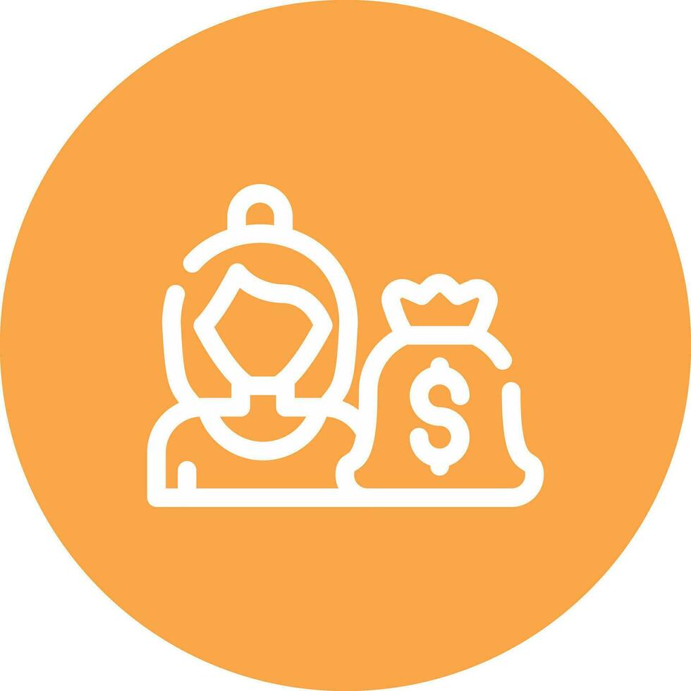 Investor Creative Icon Design vector