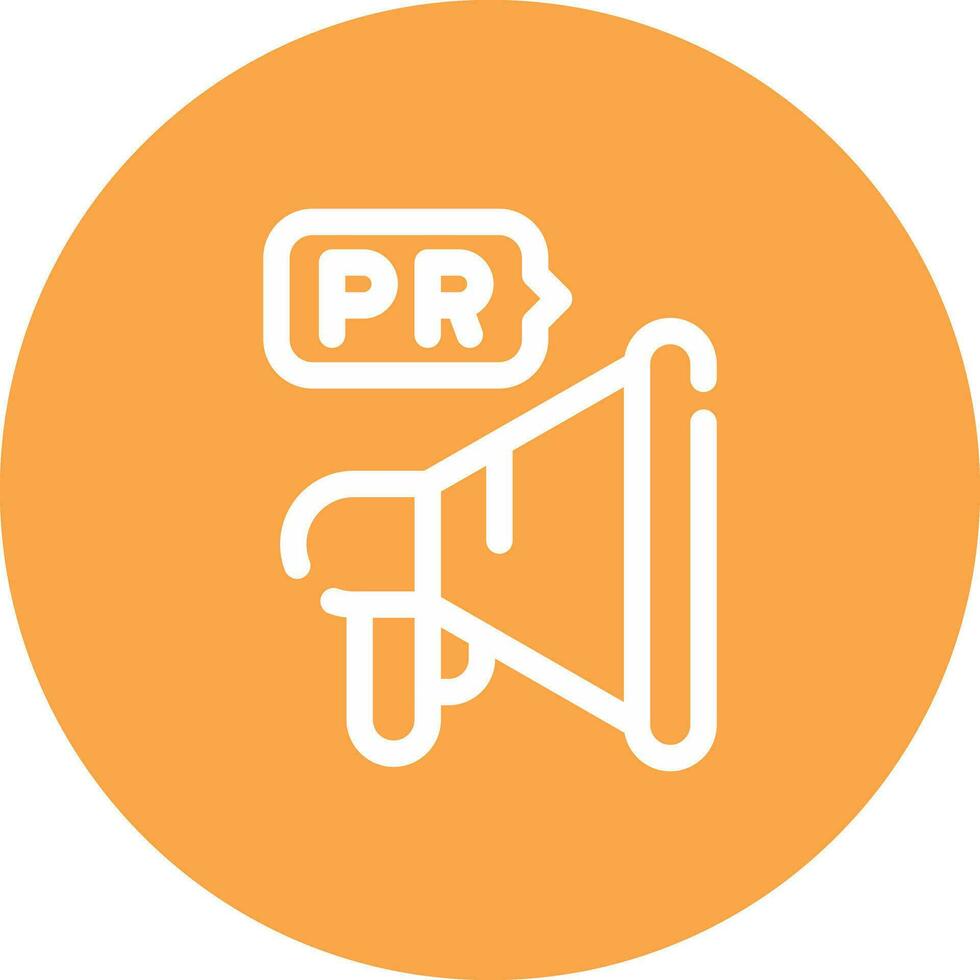 Public Relations Creative Icon Design vector