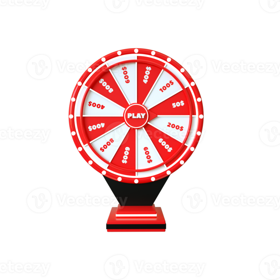 3d render object casino png