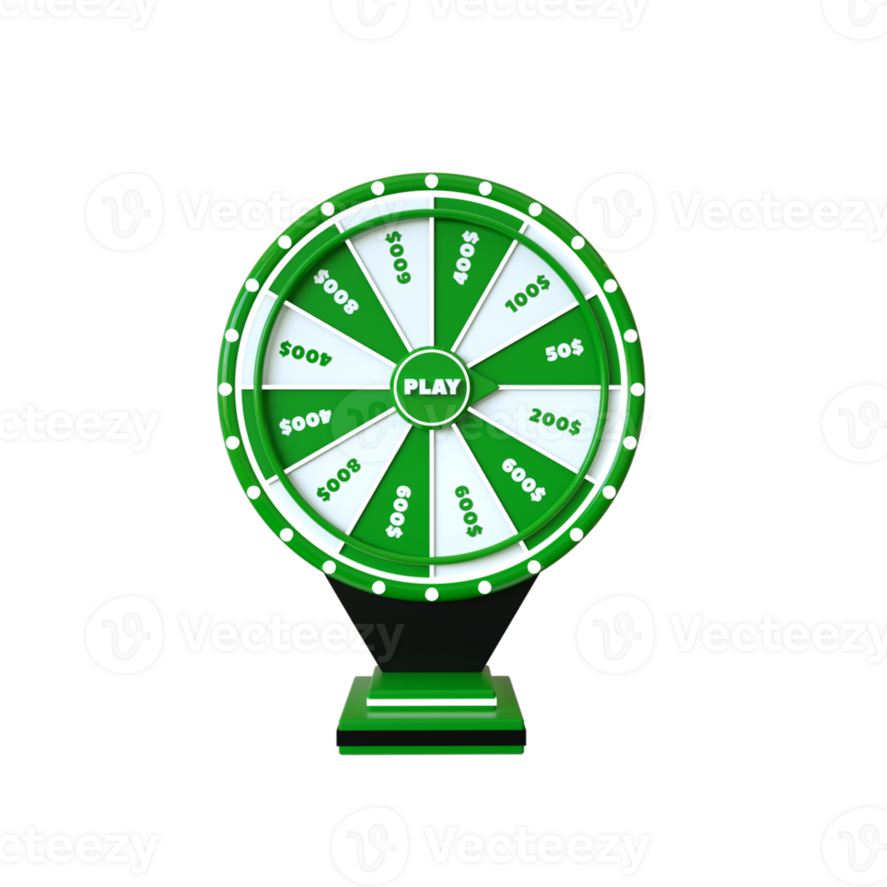 3d render object casino png