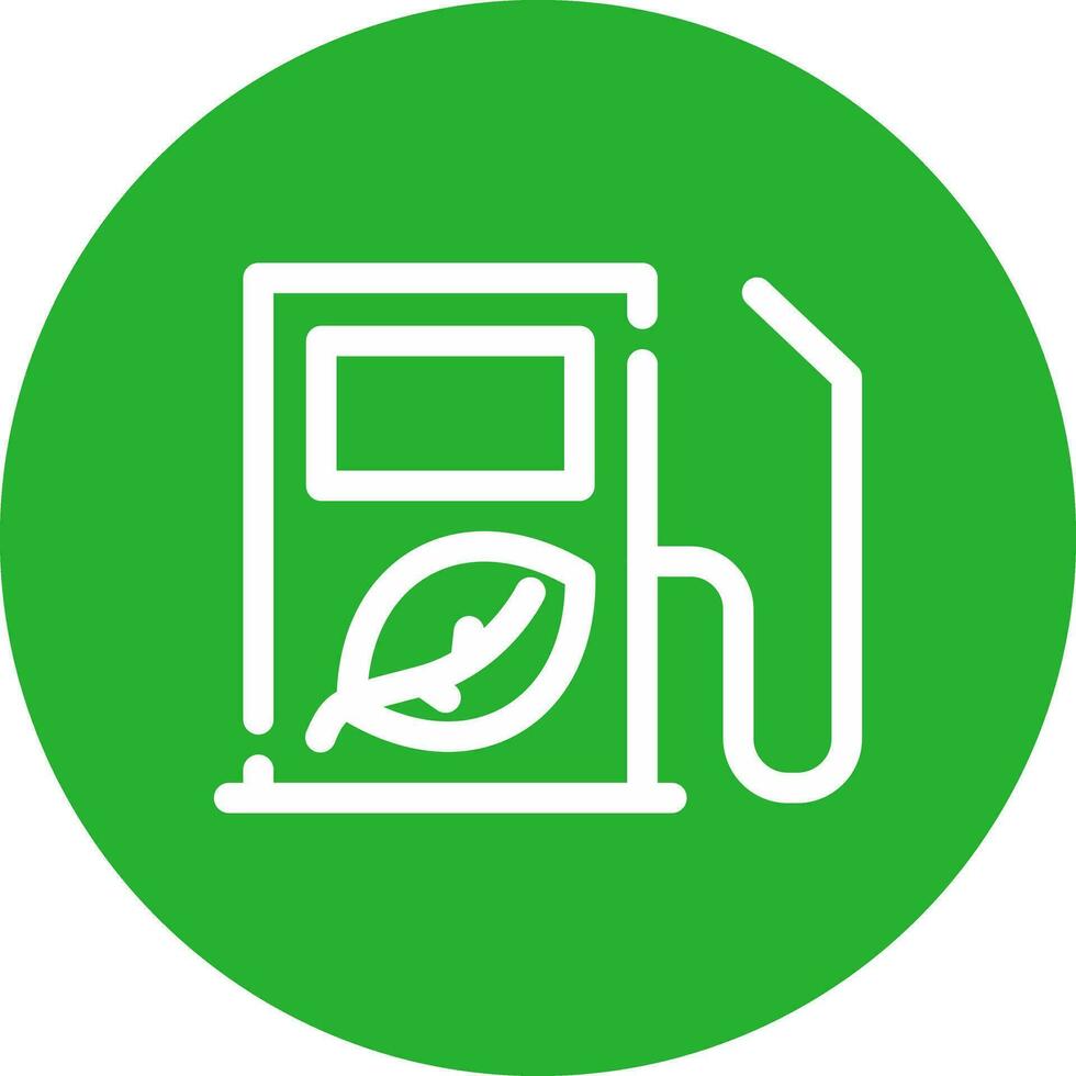 Fuel Ecology Creative Icon Design vector
