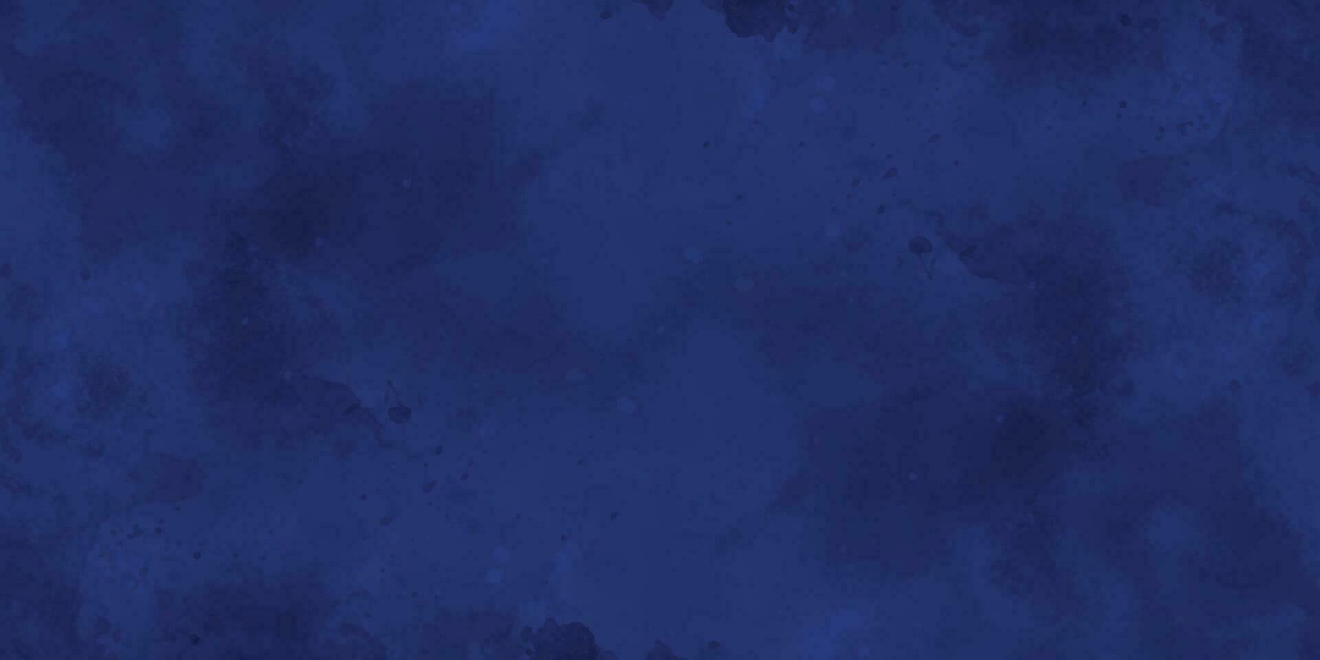 Dark Blue Watercolor Background. Navy Blue Watercolor Texture. Background. Watercolor Wash Aqua Painted Texture Close Up, Grunge Design. vector