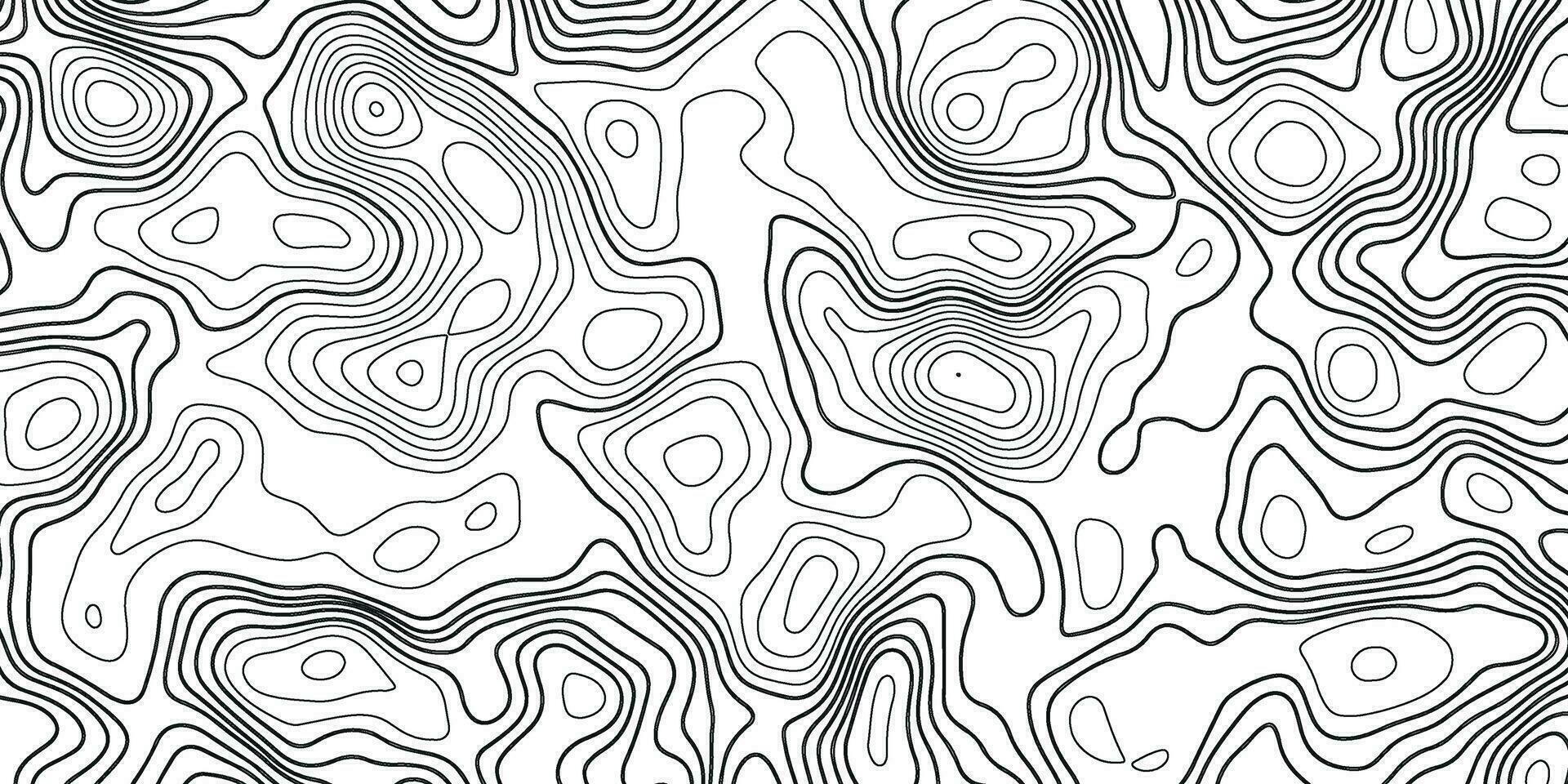 Abstract Pattern with Lines. Background of the Topographic Map. vector