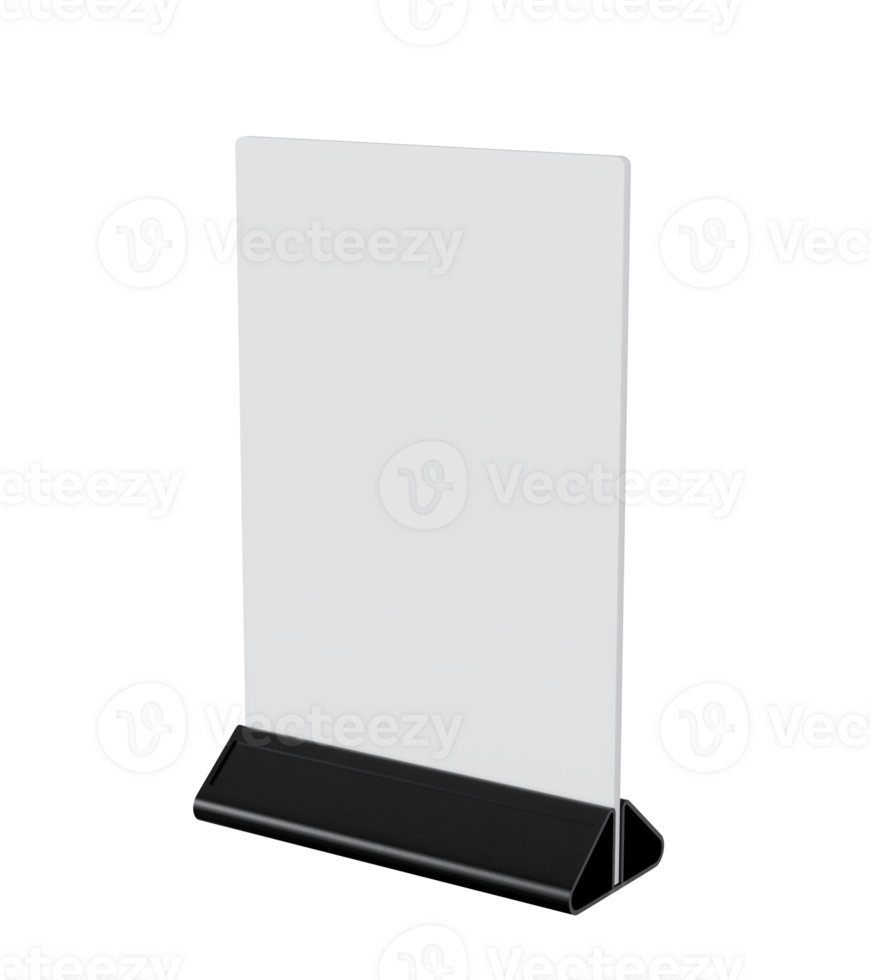Blank advertisement signs. mockup of street store template signboard , Metal cafe restaurant bar plastic badge black white, 3D illustration. png