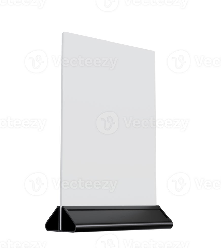 Blank advertisement signs. mockup of street store template signboard , Metal cafe restaurant bar plastic badge black white, 3D illustration. png
