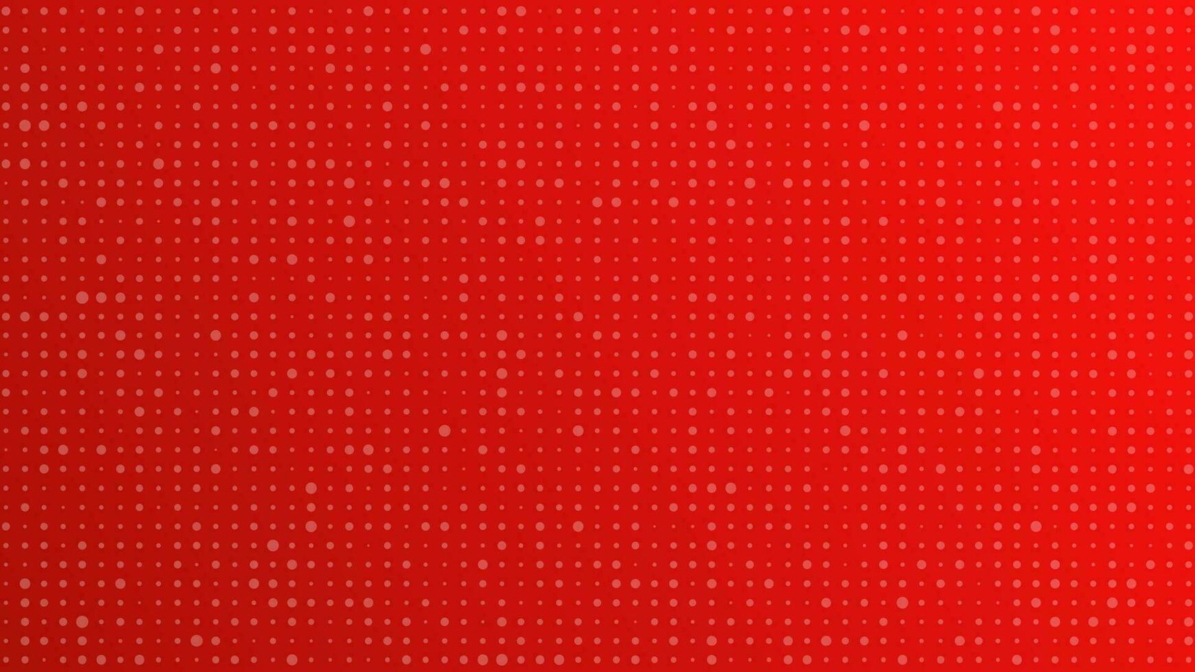 Abstract geometric background of circles. Red pixel background with empty space. Vector illustration.