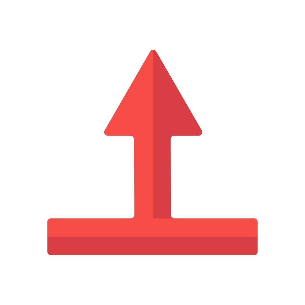 Tres camino flecha, unión dirección firmar sencillo vector para aplicación publicidad web bandera botón ui ux interfaz elemento aislado en blanco antecedentes
