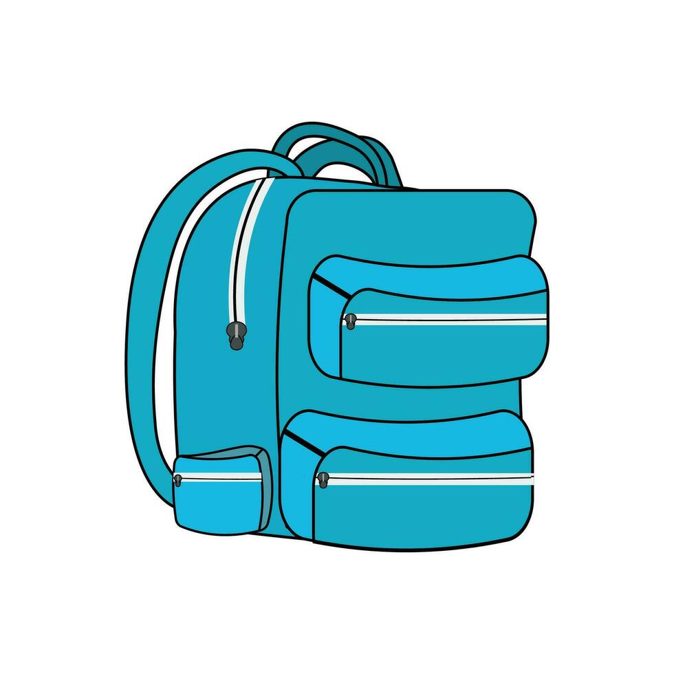 colegio bolso clipart diseño vector