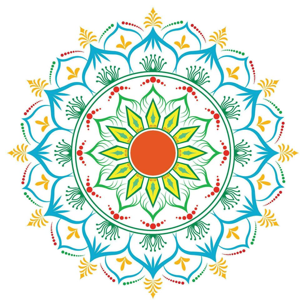 Mandala Background Design. vector