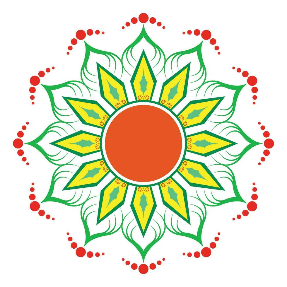 Mandala Background Design. vector
