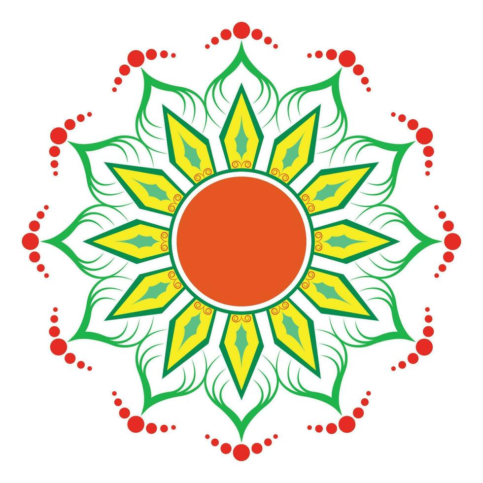 diseño de fondo de mandala. vector