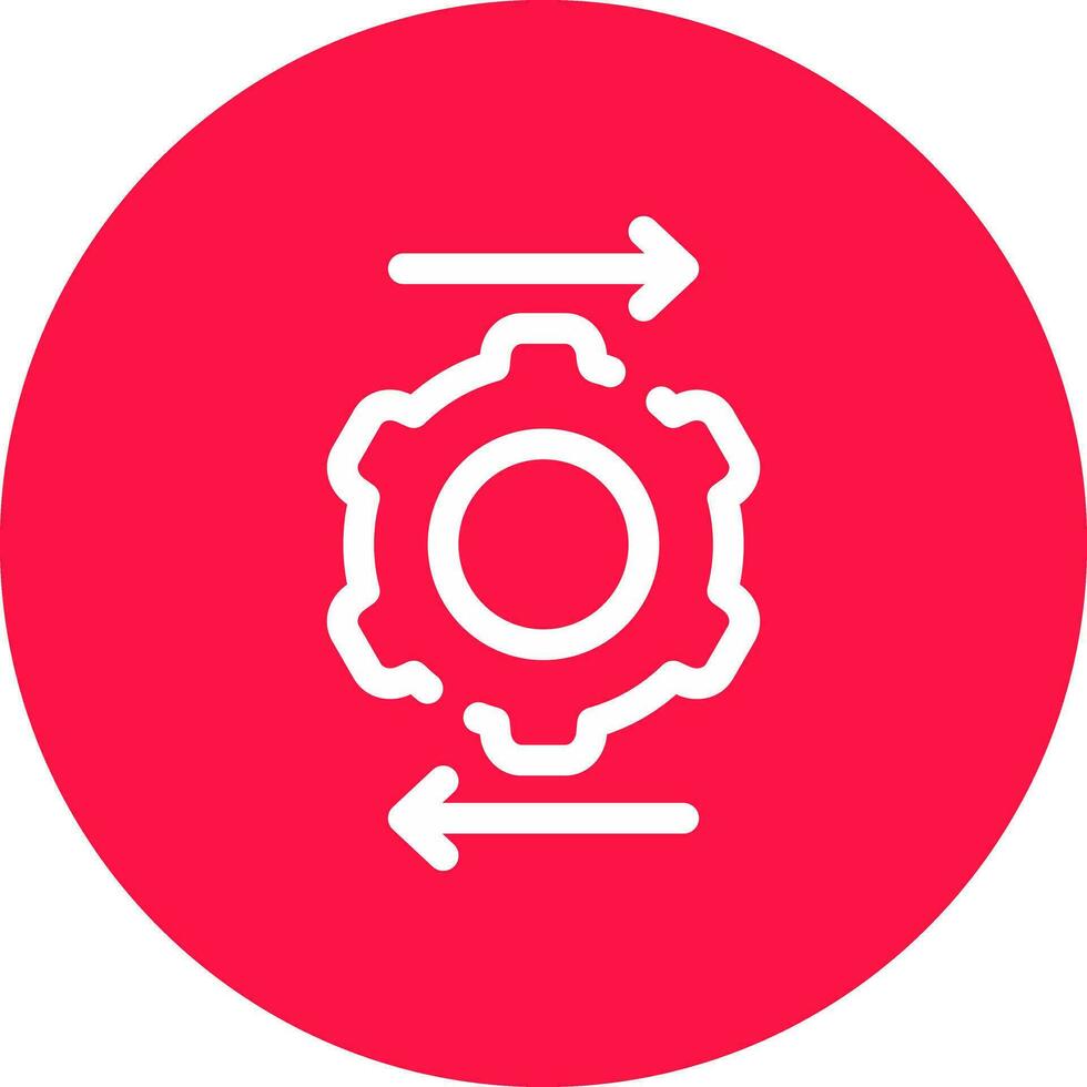 Machine to Machine Creative Icon Design vector