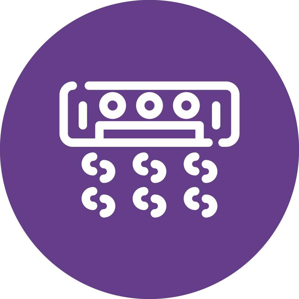 Air Conditioner Creative Icon Design vector