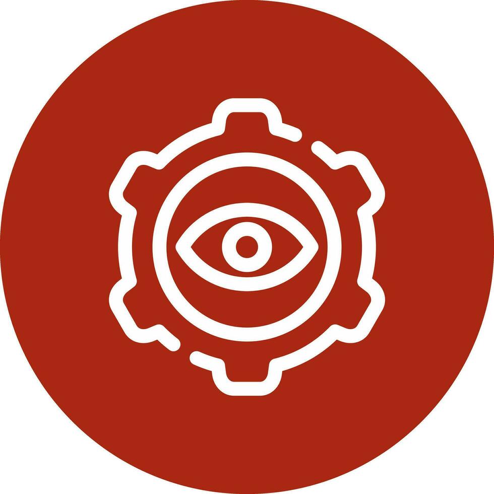 Eye Setting Creative Icon Design vector