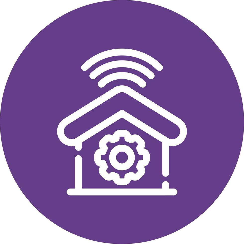Home Automation Creative Icon Design vector