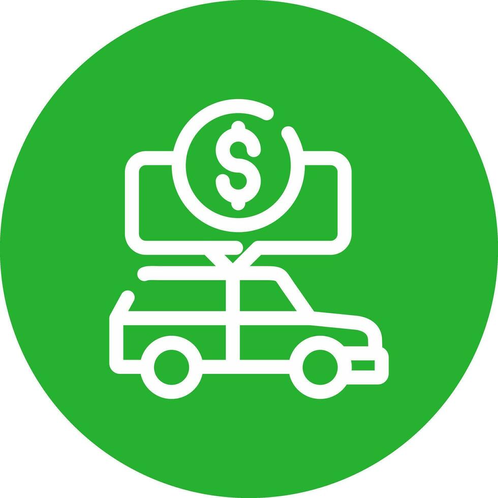 Fare Creative Icon Design vector