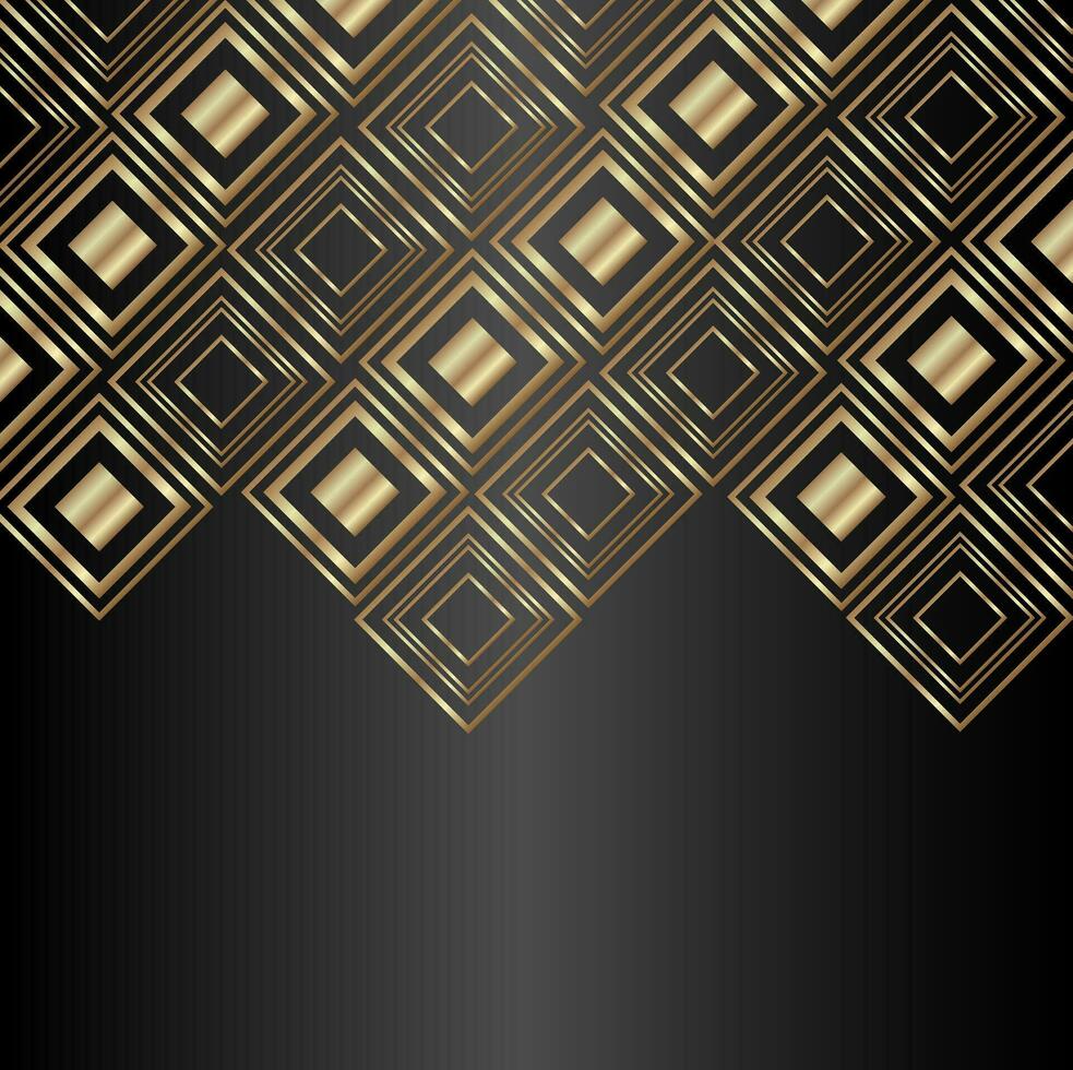 Luxury background. Banner, poster, gold in the dark futuristic ornament eleglance shopping ,Creative marketing concept. Vector illustration