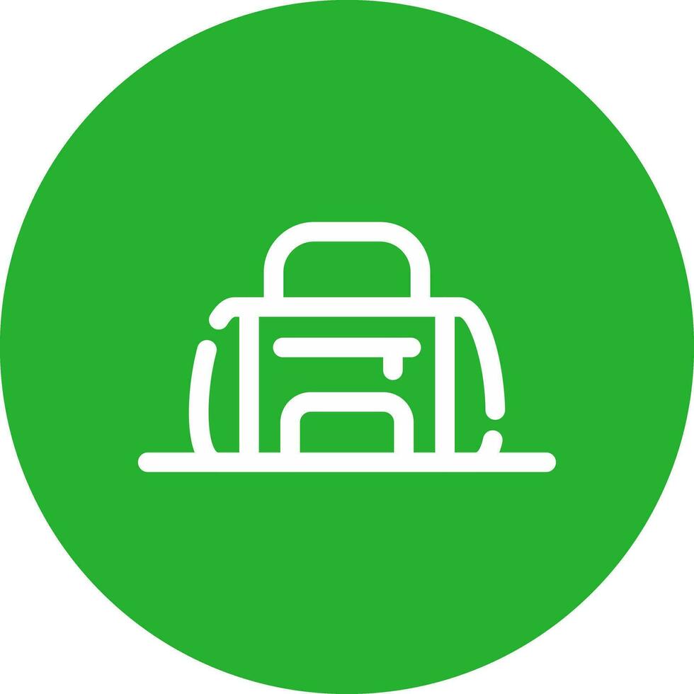 Sport Bag Creative Icon Design vector