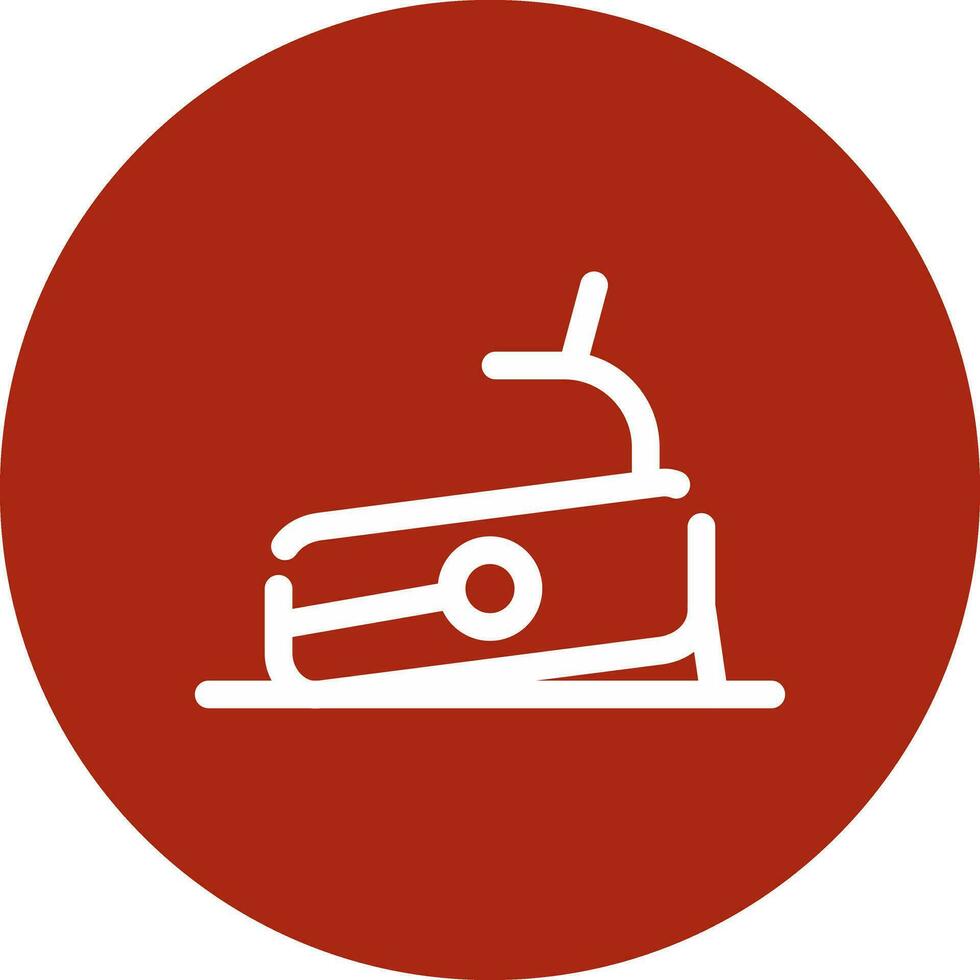 Treadmill Creative Icon Design vector