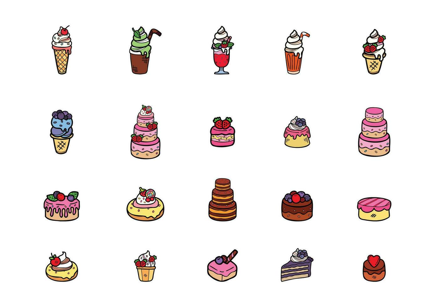 Handraw Cute Desserts Bakery Set 30757014 Vector Art At Vecteezy handraw-cute-desserts-bakery-set-30757014-vector-art-at-vecteezy