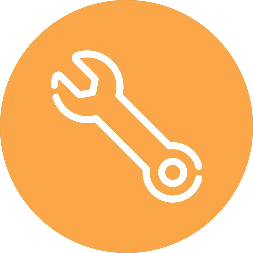 Wrench Creative Icon Design vector