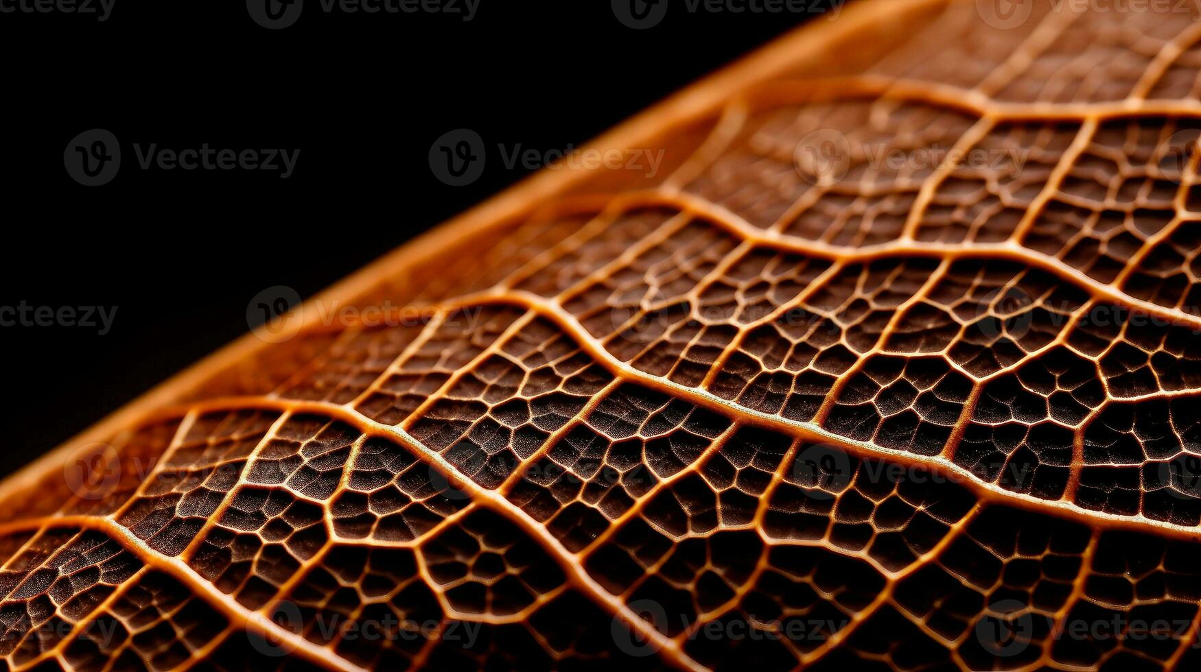 Close up texture leaf structure macro photography, abstract texture, Generative AI illustration photo