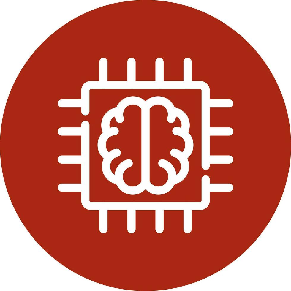 Super Brain Creative Icon Design vector