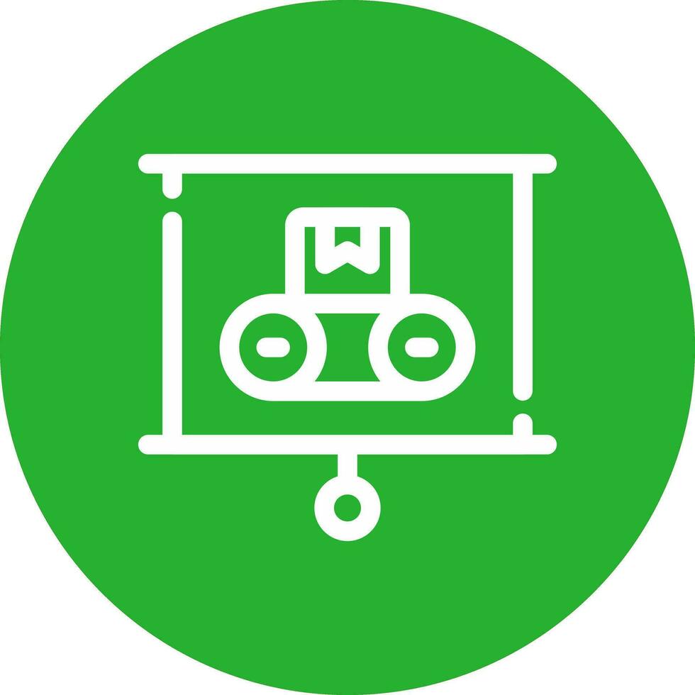 Machine Learning Creative Icon Design vector