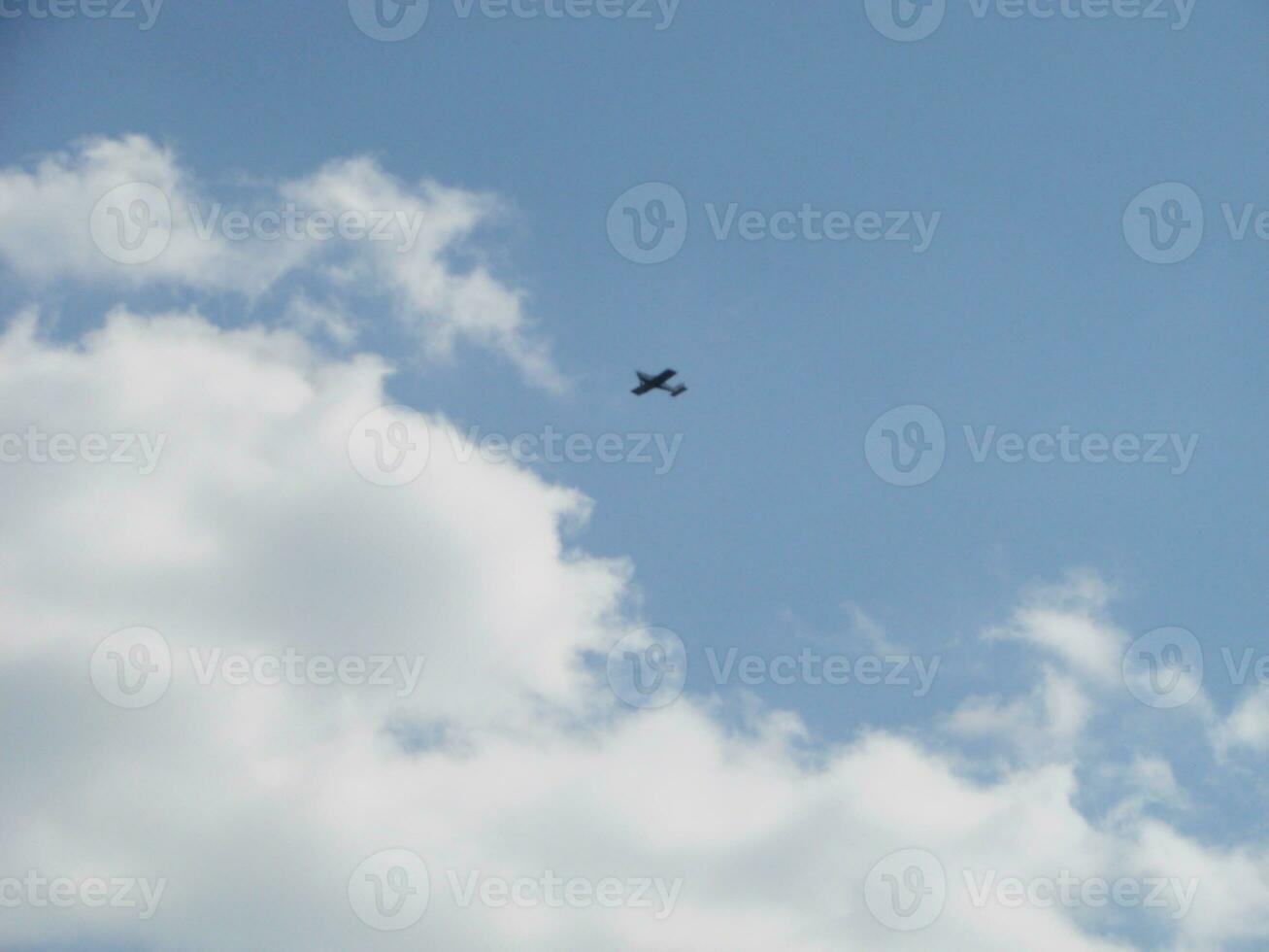 The Sky Is Blue With Lush Clouds Summer Spring Autumn Winter photo