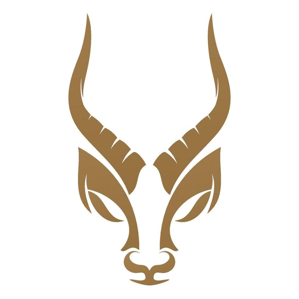 antelope logo vector illustrations design icon logo