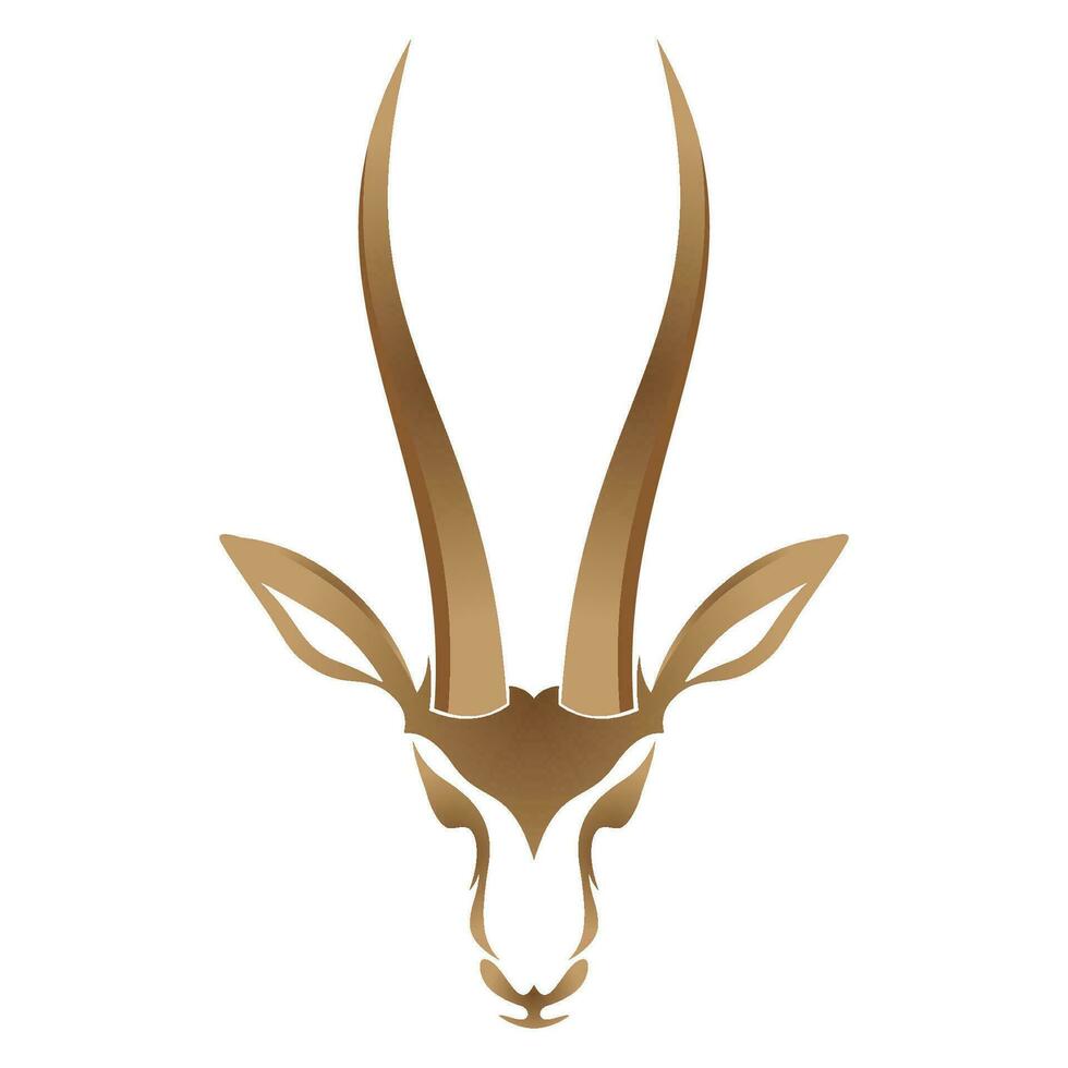 antílope logo vector ilustraciones diseño icono logo