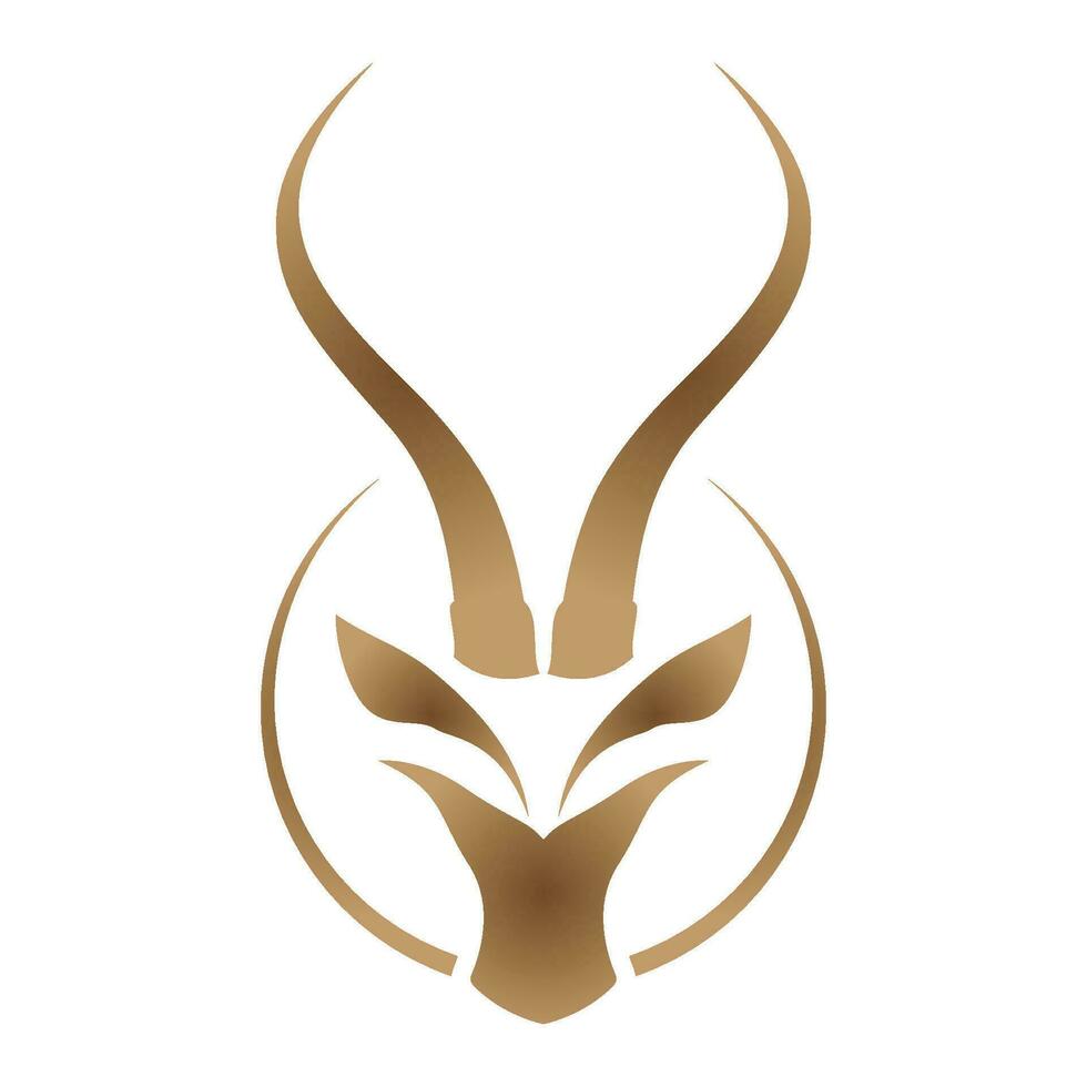 antelope logo vector illustrations design icon logo