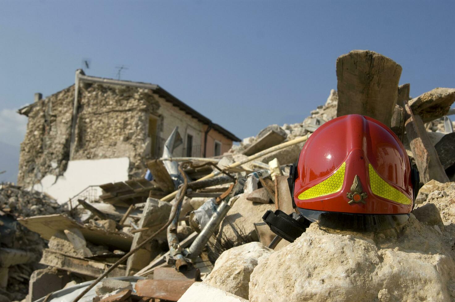 photographic documentation of the devastating earthquake in central Italy photo