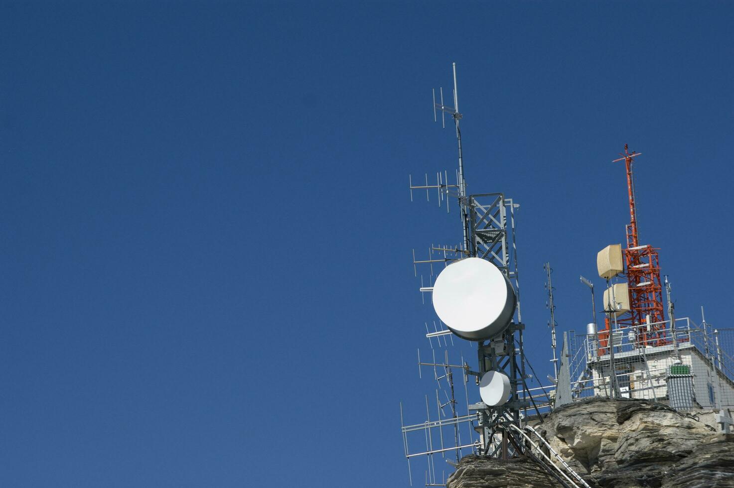 a tower with antennas photo