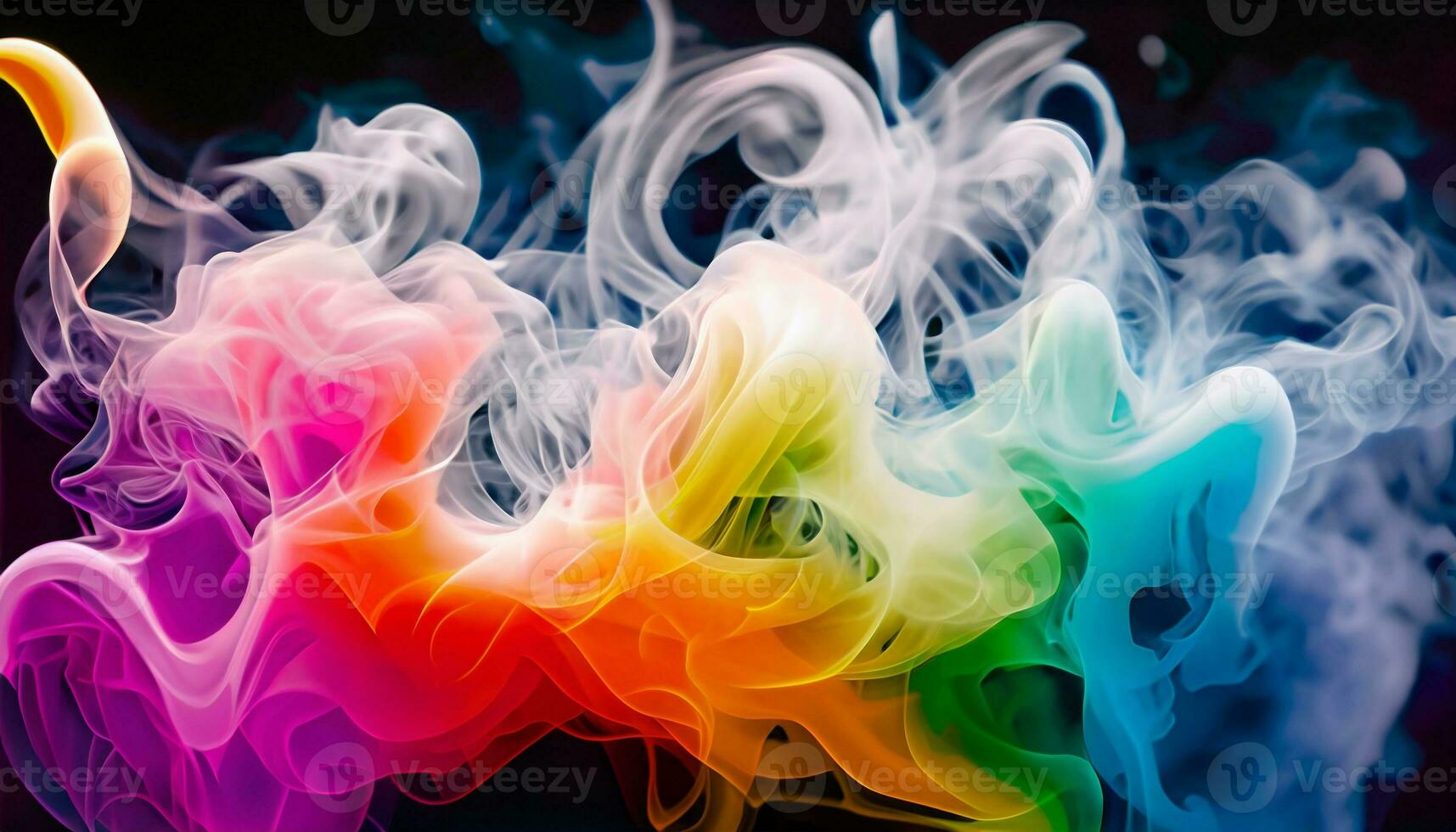 Smok texture of trendy abstract background. Creative flowing dynamic smoky wave. photo