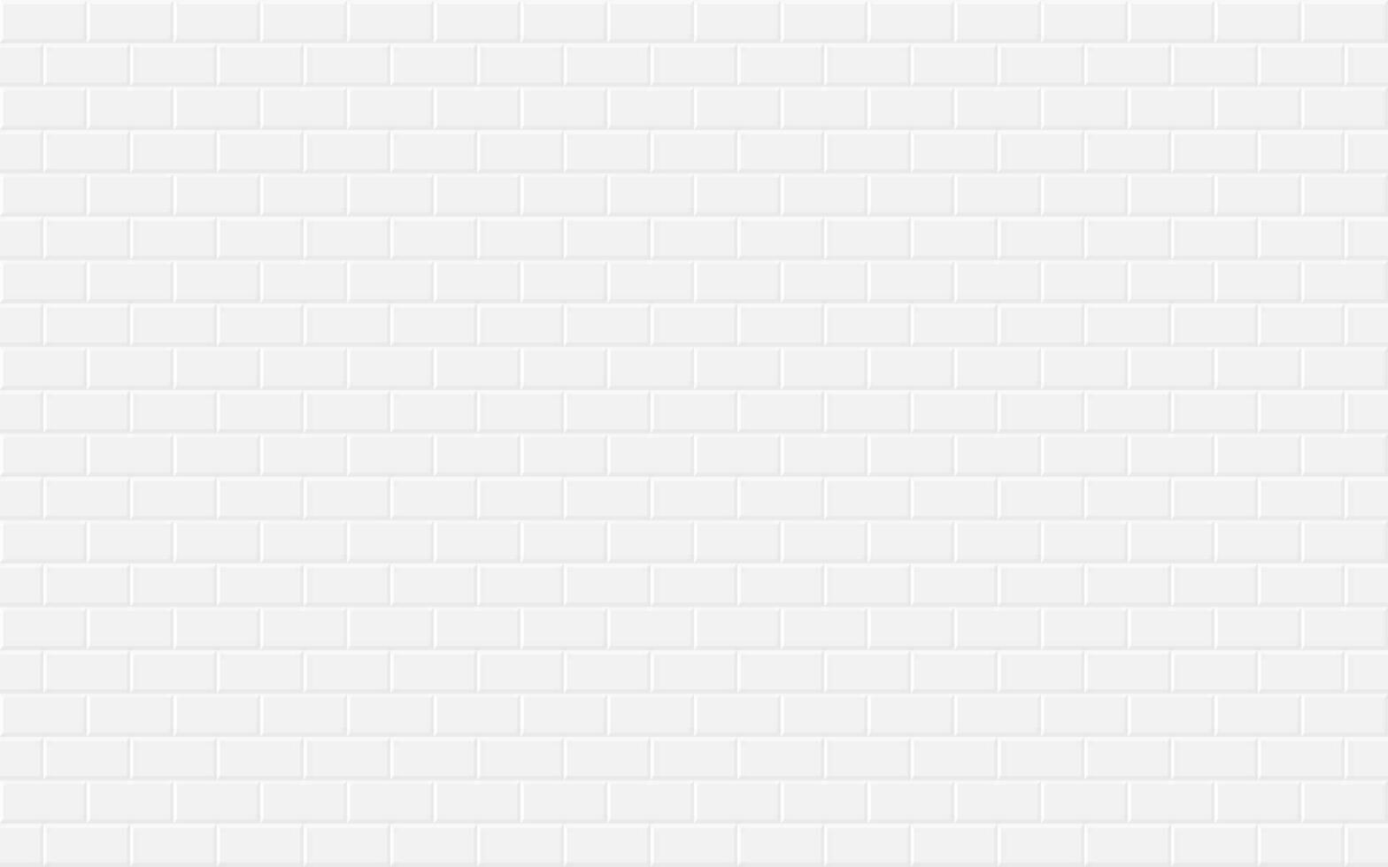 White brick wall background. Abstract seamless pattern. Vector illustration