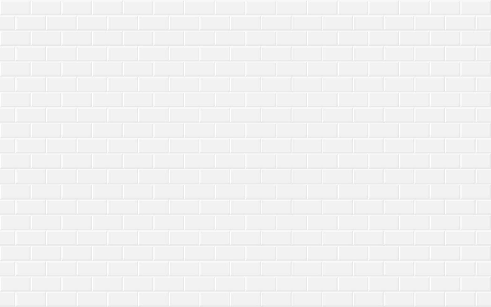 White brick wall background. Abstract seamless pattern. Vector illustration