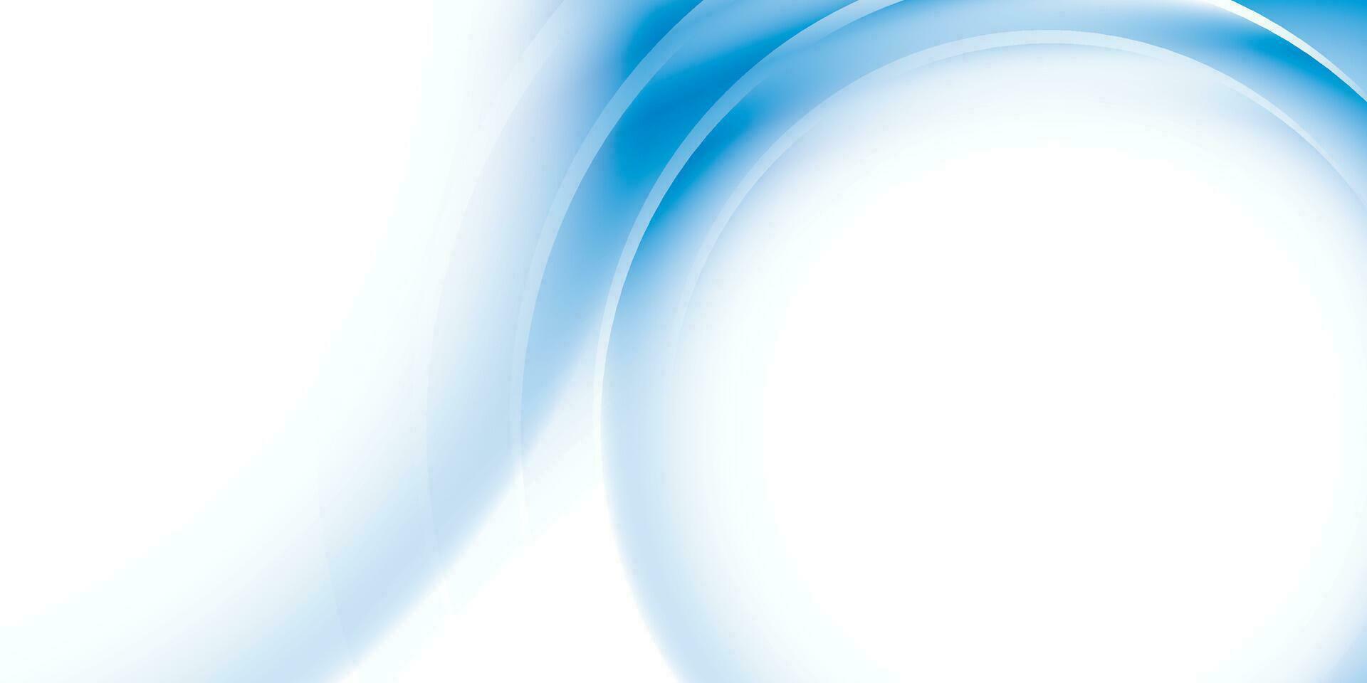 Abstract geometric white and blue color background with round shape. Vector illustration.