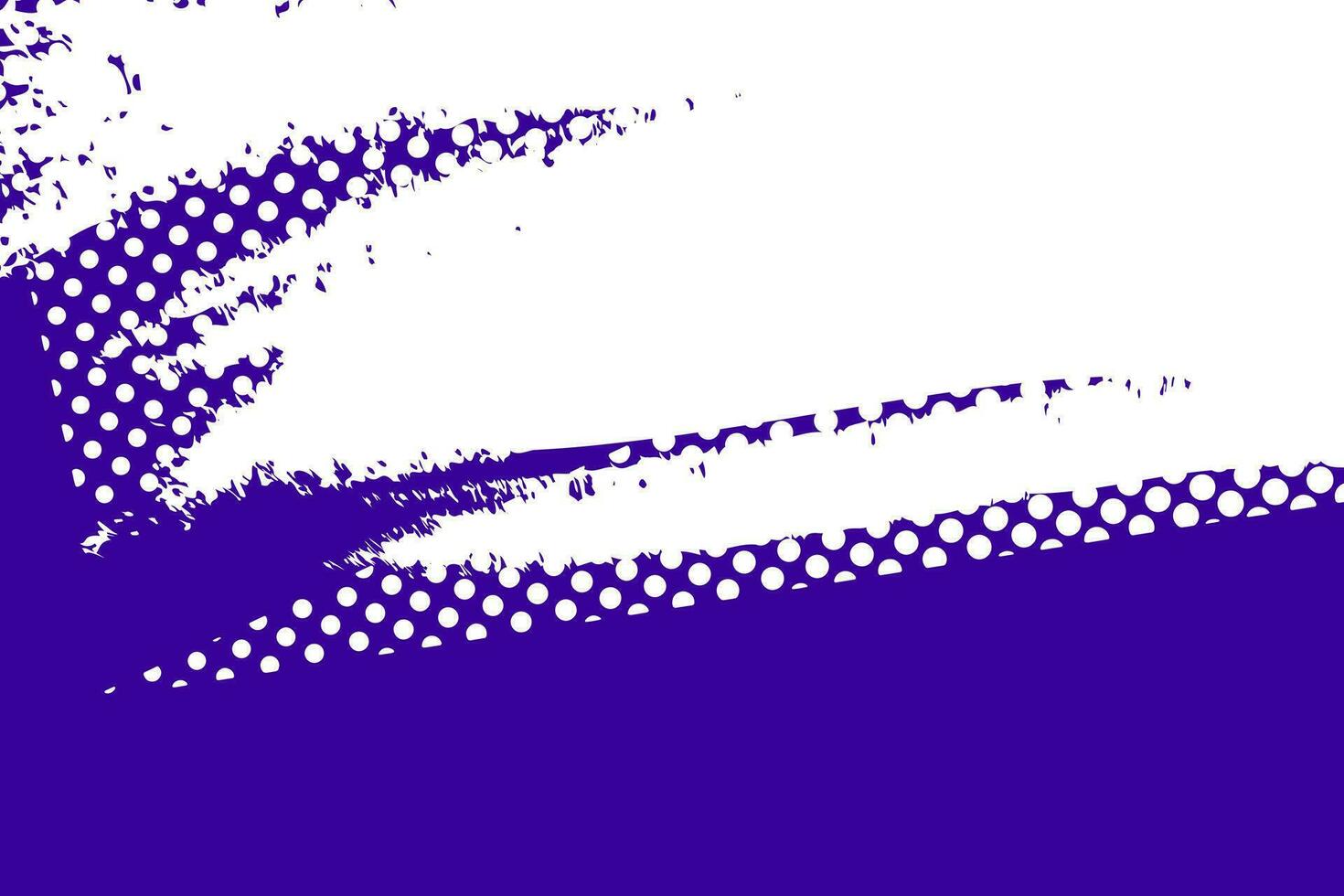 Abstract white purple stroke grunge background. Halftone comic book pop art design. Grunge stroke, halftone texture vector