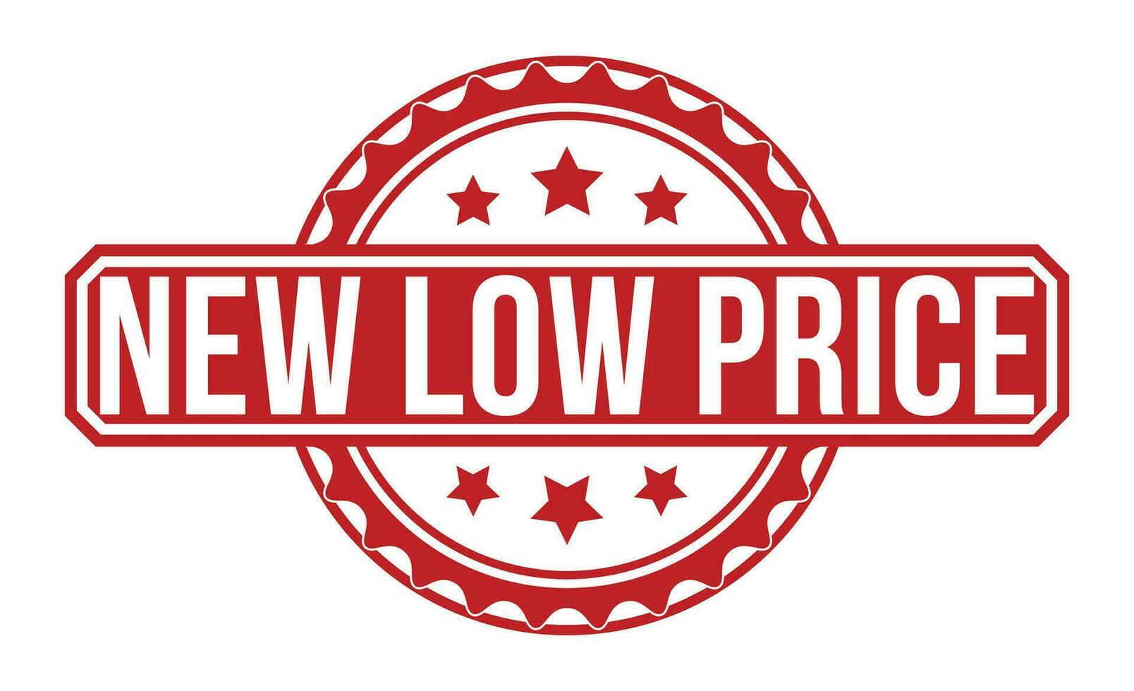 New Low Price stamp red rubber stamp on white background. New Low Price stamp sign. New Low Price stamp. vector